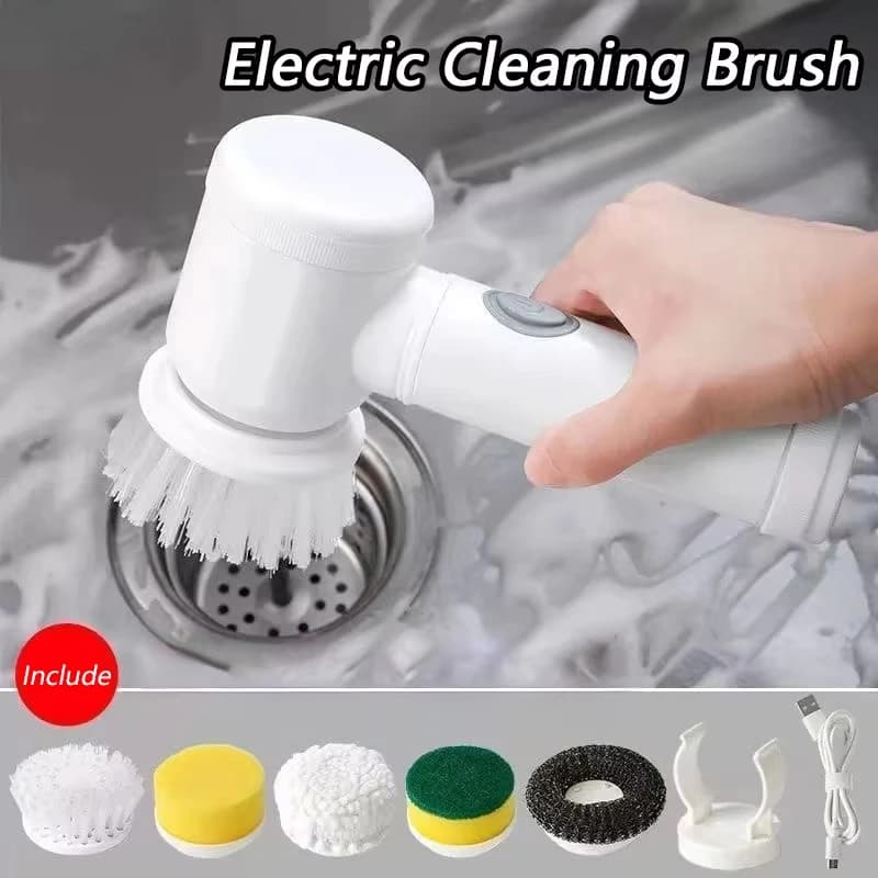 Electric Spin Scrubber Bathroom Cleaning Brush