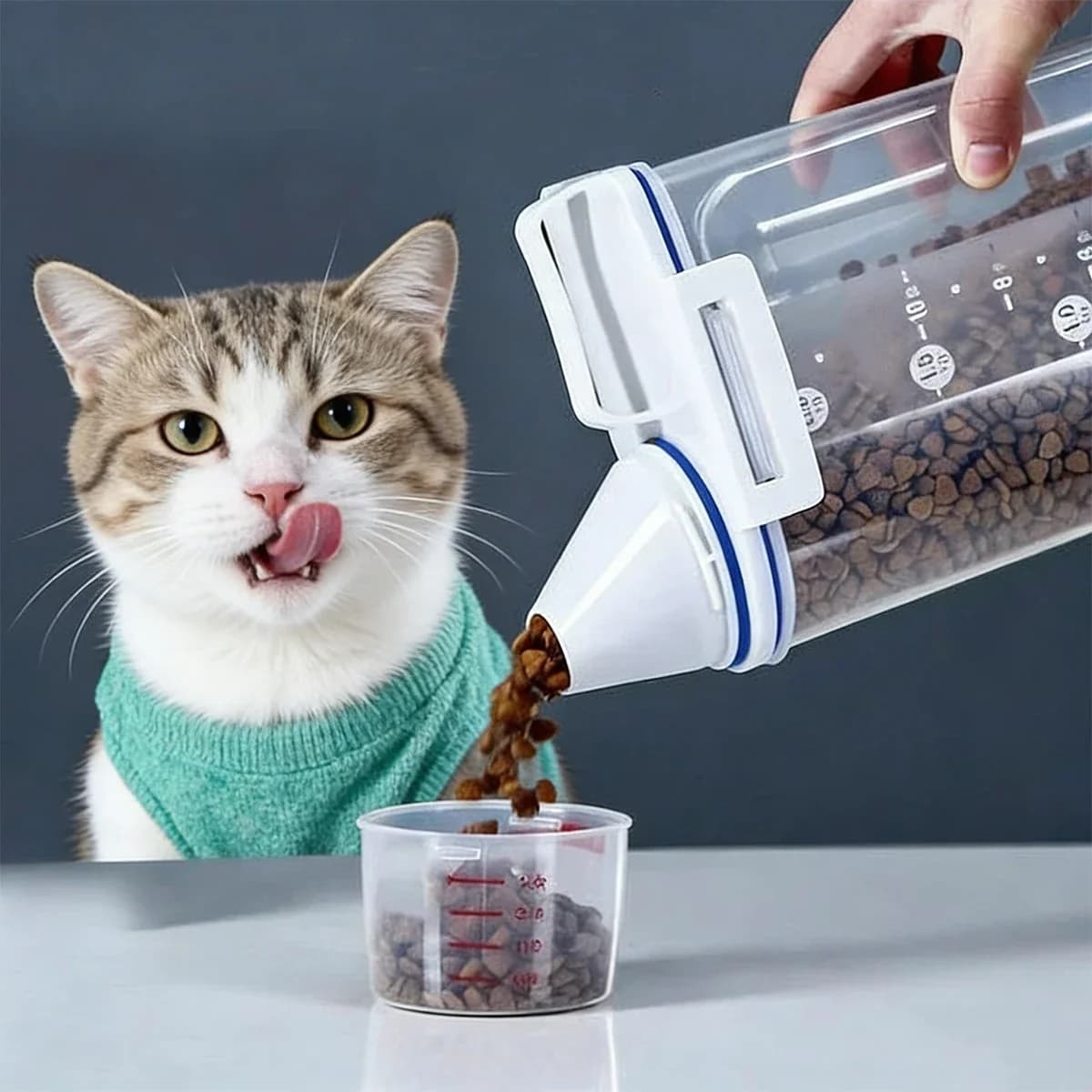 Airtight Grain & Pet Food Dispenser – Multi-Purpose Storage Container