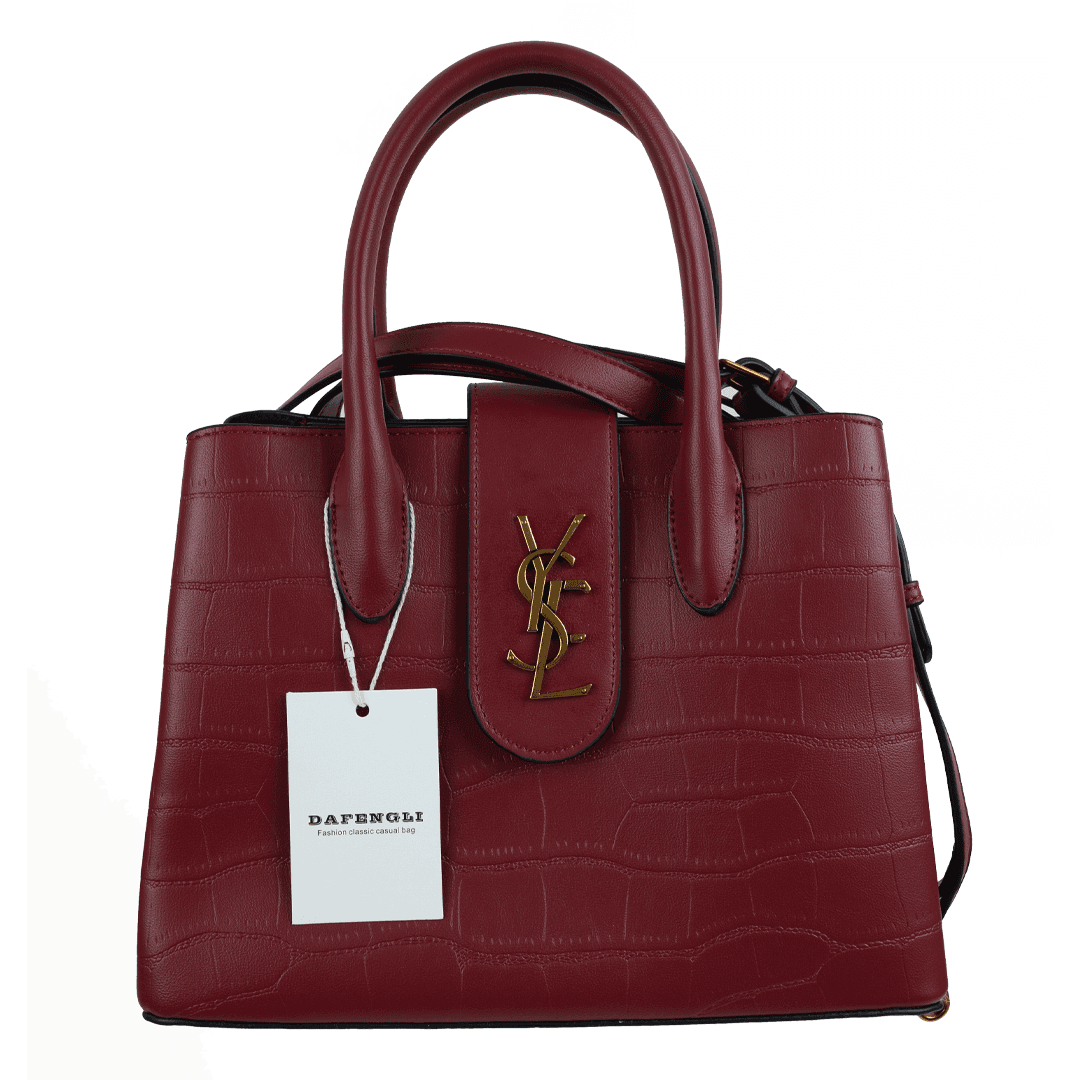 Sophisticated Textured YSL Tote Bag